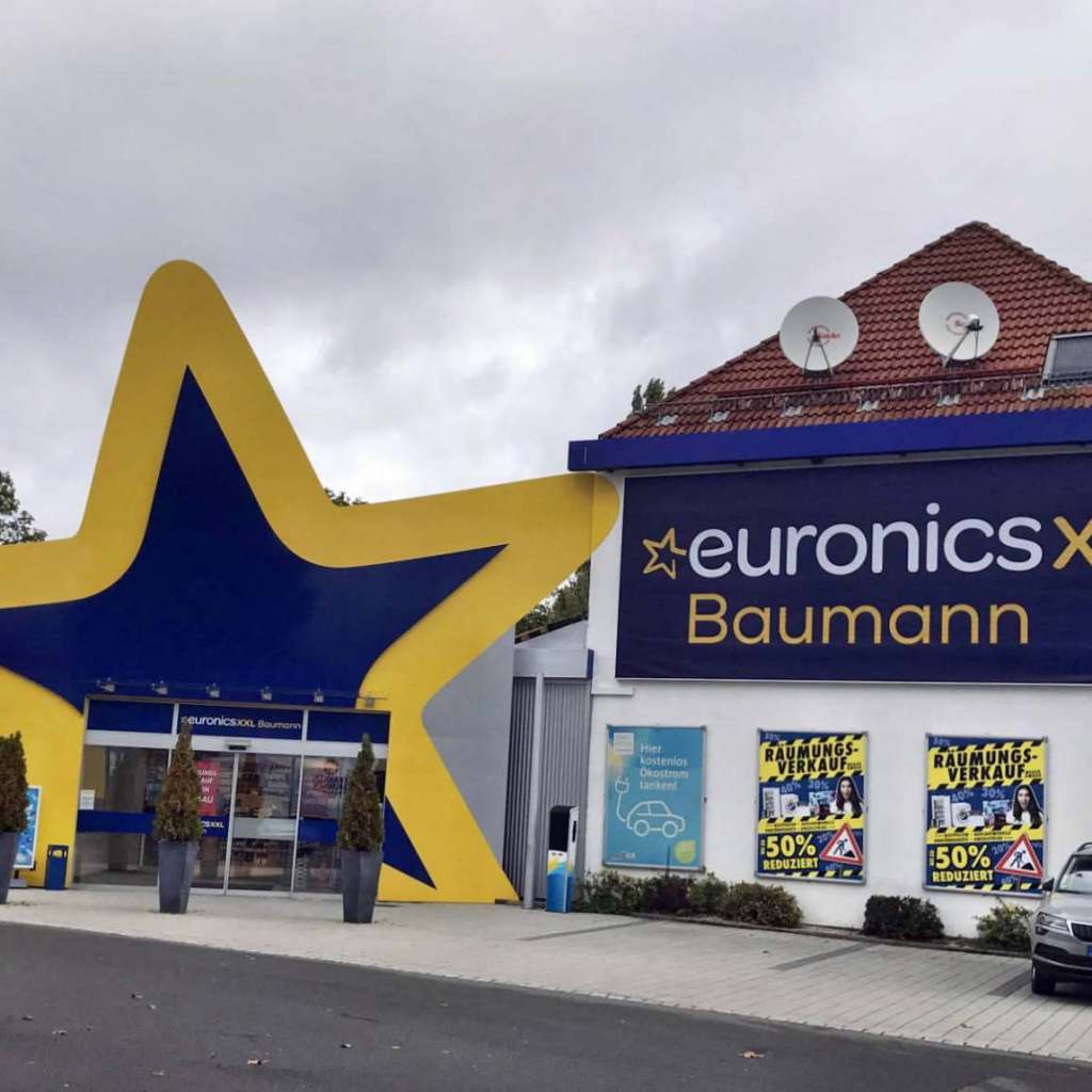 Euronics XXL in Bayreuth. Fotos: Dicker