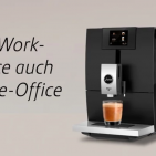 „Home Office Ready“: Jura liefert gemeinsam mit dem Fachhandel Kaffee-Vollautomaten bis an die Haustür.