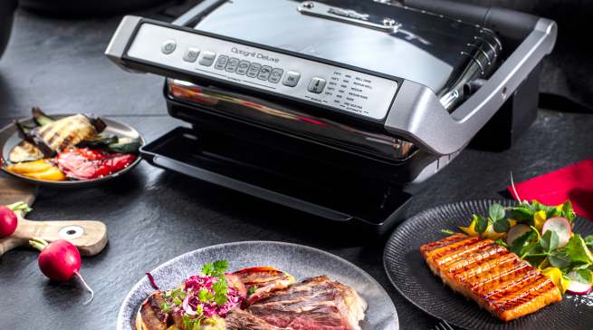 Tefal Grill OptiGrill Deluxe mit 6 Programmen.