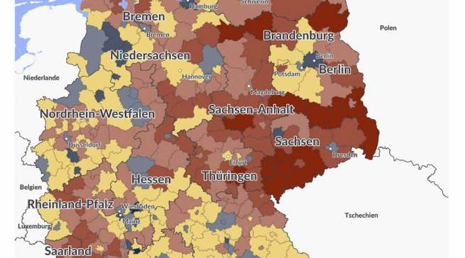 Aufschlussreich: die Verteilung der Seniorenhaushalte in Deutschland.