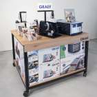 PoS-Möbel für die Graef Themenwelt.