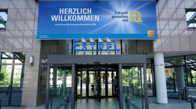 Keine Gäste, nirgends: Das Estrel in Berlin musste in diesem Jahr ohne die telering-Familie auskommen.