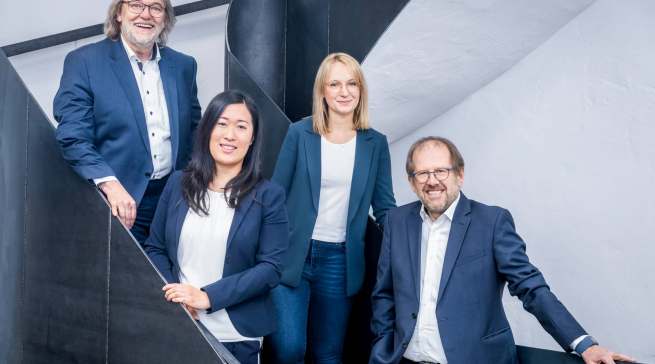 Die Geschäftsführung des Sauerländer Familienunternehmens (v.l.): Hermann Graef, Johanna Graef-Krengel, Franziska Graef und Andreas Schmidt.