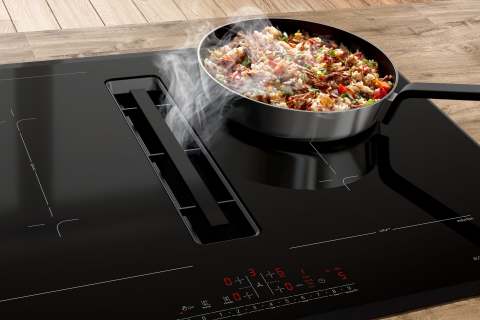 Bosch Kochfeld mit integriertem Dunstabzug