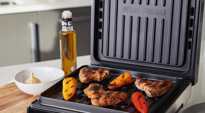 George Foreman Grill Smokeless mit Smokeless Technologie.