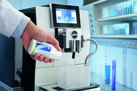 Das revolutionäre JURA-Milchreinigungssystem mit Mini-Tabs sorgt bei minimalem Aufwand für maximale Hygiene.