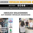 Screenshog virtueller Messestand Gastroback