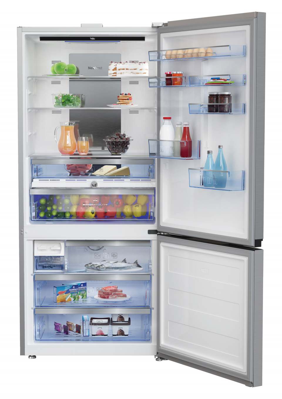 Kühl Gefrierkombination 160 Cm Hoch A+++ Beko Kühl- /Gefrierkombination RCNE720E3VZXPN