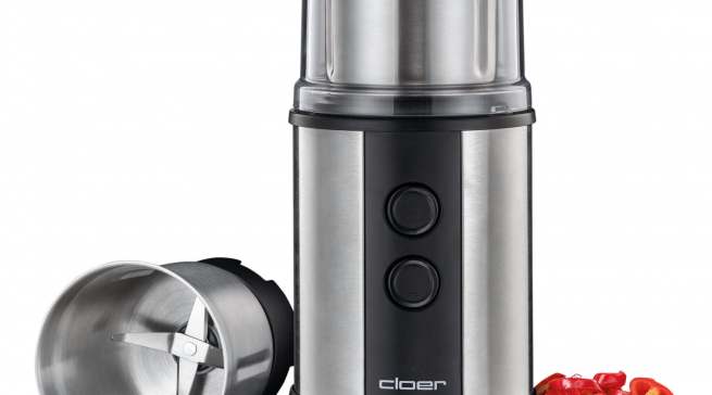 Cloer Kaffee- und Gewürzmühle 7419 mit 2 Schlagmessern.