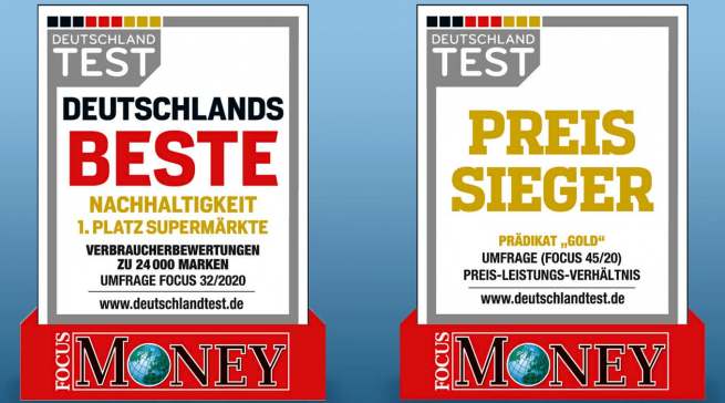 Kaufland ist ausgezeichnet im Preis- Leistungsverhältnis und in der Nachhaltigkeit.