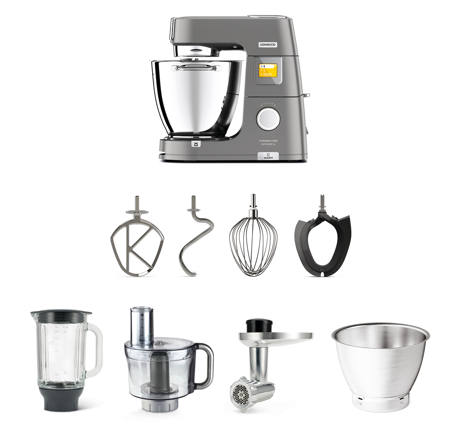 Kenwood Küchenmaschine Titanium Chef Patissier XL