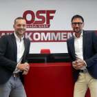 Ein eingespieltes, erfolgreiches Duo: die beiden OSF-Geschäftsführer Gerd Hartmann (l.) und Rainer Göllner.
