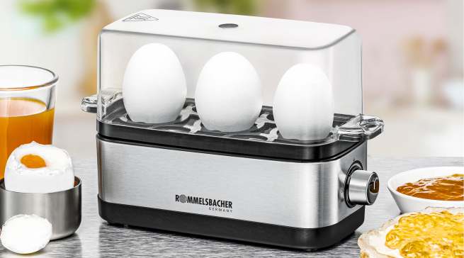 Rommelsbacher Eierkocher ER 300 für 1-3 Eier.