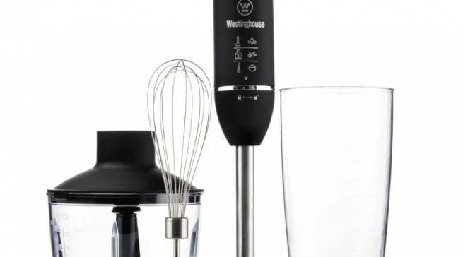 Westinghouse Stabmixer-Set mit Häcksler, Schneebesen, Messbecher.