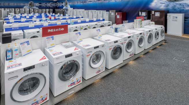 Ob Waschen oder Kühlen: das Angebot punktet mit großer Sortimentstiefe.