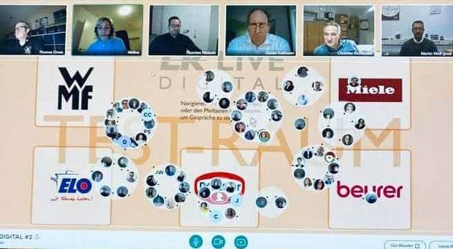 Die digitale EK LIVE bot ein neues, intuitives Messe-Erlebnis.