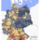 Regionale Verteilung der Kaufkraft in Deutschland im Jahr 2021