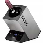 Caso Weinkühler WineCase One mit LED-Temperaturanzeige.