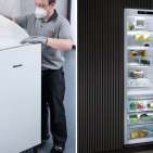 Miele ganz ausgezeichnet: der Red Dot Award für den Luftreiniger AirControl, der iF Design Award für die neue Kühlgeräte Generation K 7000.