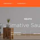 Direkt beim Hersteller kaufen: Neato mit eigenem Online-Shop.