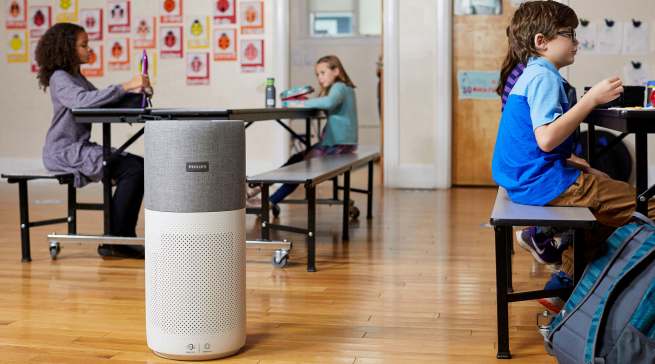 Luftreiniger von Philips sorgen in Bremer Schulen und Amtsstuben für bessere Luftqualität.