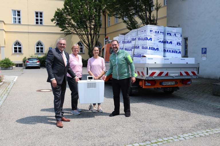 Venta liefert: 250 Luftreiniger für Schulen in Memmingen