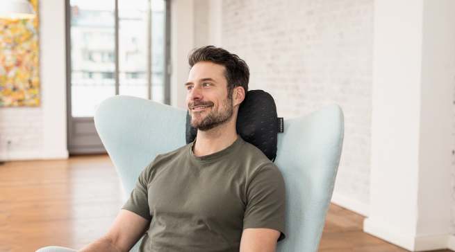 Kontur Shiatsu-Massagekissen CL 300 mit innovativer „Ergonomic Flex Technology“