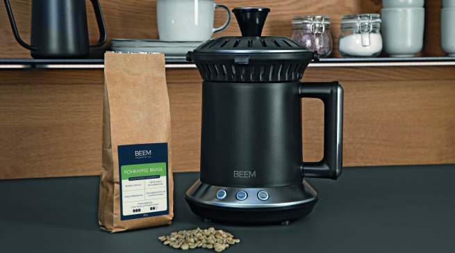 Jetzt selbst den Kaffee zu Hause rösten: der Kaffeeröster Roast-Perfect von Beem macht es möglich. Fotos: Beem