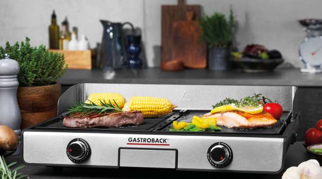 Gastroback DESIGN TISCHGRILL PLANCHA & BBQ
