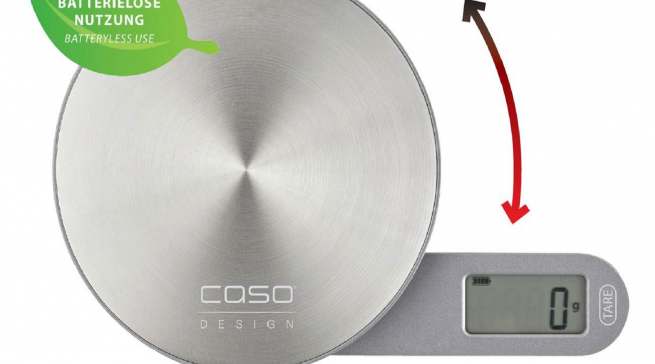 Caso Küchenwaage EcoMate mit Tara-Funktion.