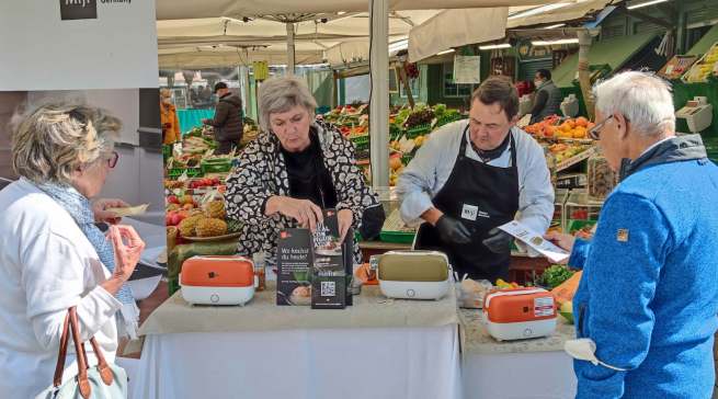 Neu bei Kustermann und auf dem Münchner Viktualienmarkt: Miji mit der Cookingbox One.