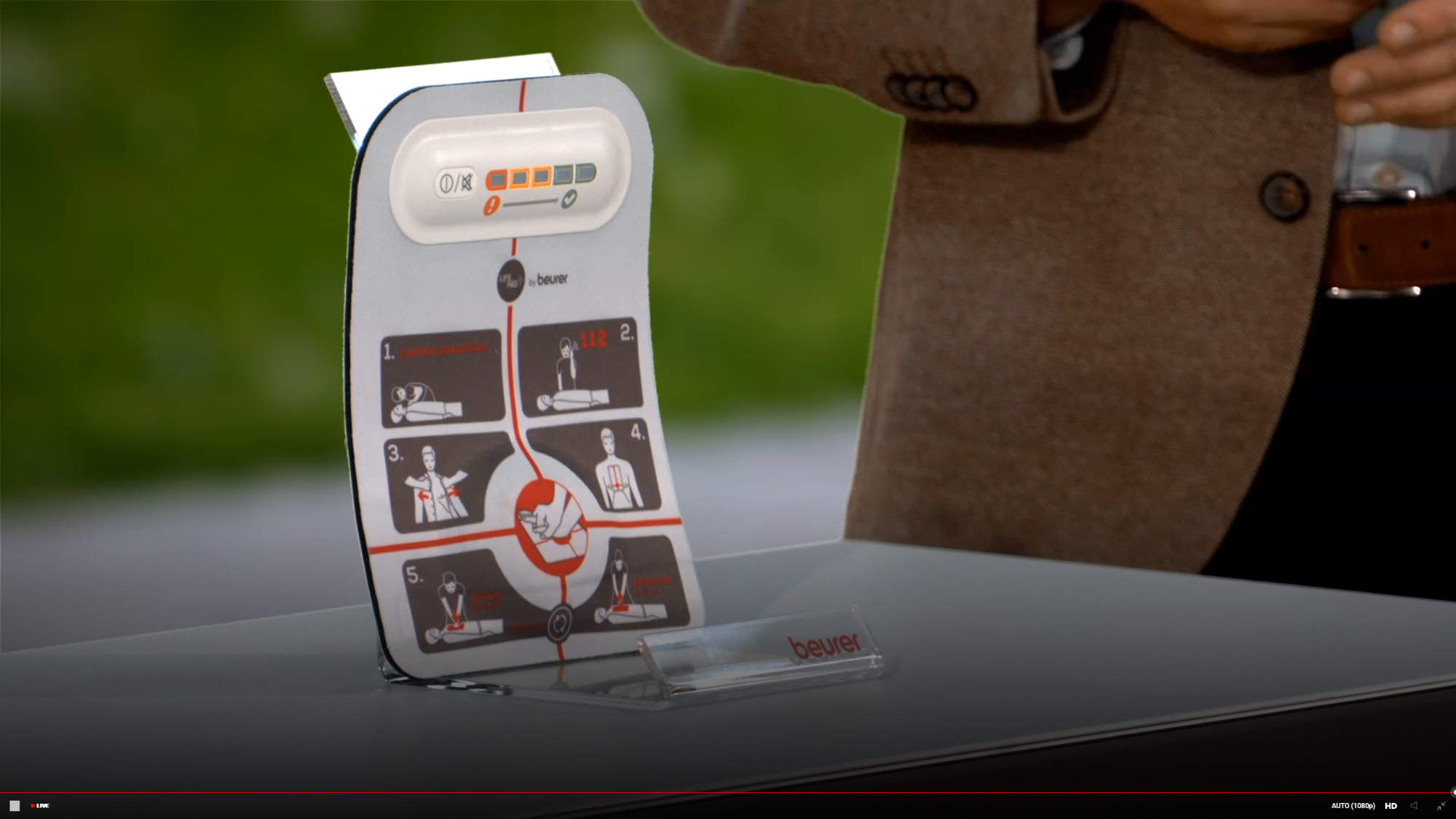 Das „LifePad“, entstanden in der Kooperation mit dem Schweizer Start-up und Medizintechnik-Unternehmen Innotas.