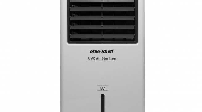 efbe-Schott Luftreiniger SC UV 900 mit • Steuerung über Touchpanel und Fernbedienung.