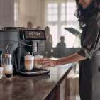 Glänzendes Comeback: der neue Kaffee-Vollautomat „Xelsis Suprema“ von Saeco.