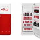 Smeg Kühlschrank „Coca-Cola“ im Stil der 50er Jahre.