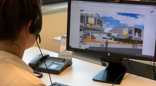 Auf der virtuellen Messeplattform konnten sich die Teilnehmenden in Workshops über Branchen-Insights sowie die jeweiligen expert-Fachbereiche informieren.