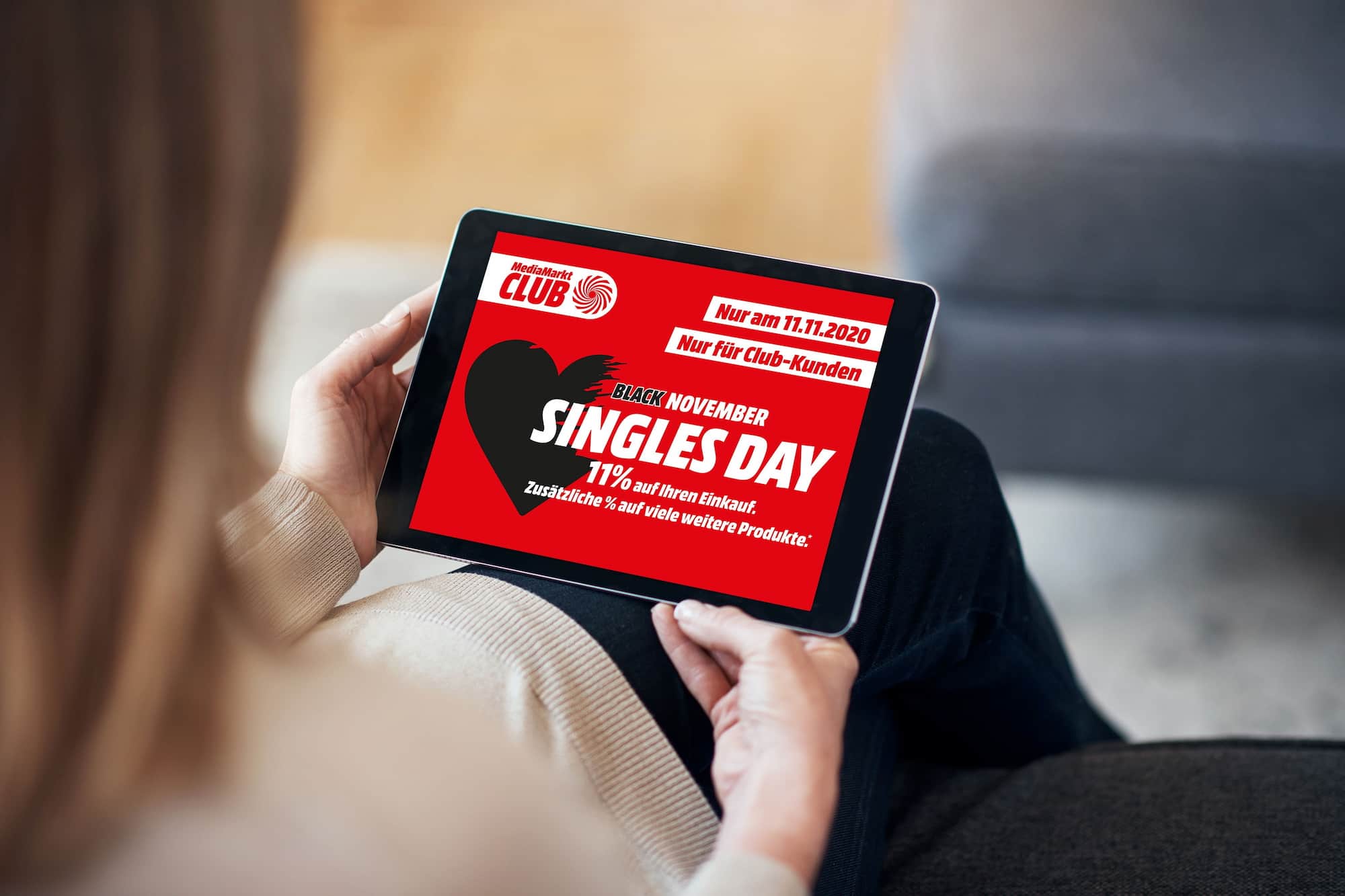 Zum „Singles Day“ am 11. November bot MediaMarkt eine besondere Rabatt-Aktion an.