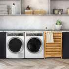 Ein unschlagbares Duo für die nachhaltige und sanfte Wäschepflege: Der neue GentlePower Wäschetrockner ergänzt die GentlePower Waschmaschine.