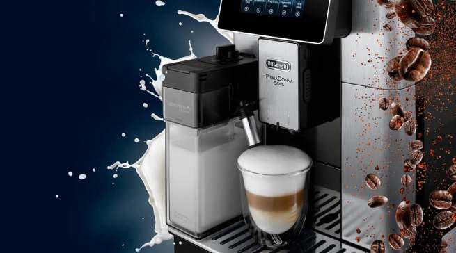Der Testsieger: Die PrimaDonna Soul von De’Longhi vereint italienisches Design und technologische Innovation zu bestem Kaffeegenuss.