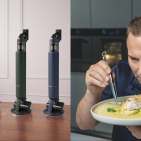Werden den Stil von Samsung in 2022 prägen: Die Bespoke-Serie, jetzt auch beim Akku-Handstaubsauger Jet, sowie Tim Raue im Lebensraum Küche.