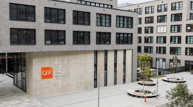 Das Headquarter der GFK in Nürnberg.