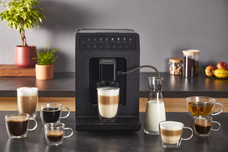 Der neue Evidence ECOdesign Kaffeevollautomat von Krups garantiert vollmundigen Kaffee – und das rundum nachhaltig