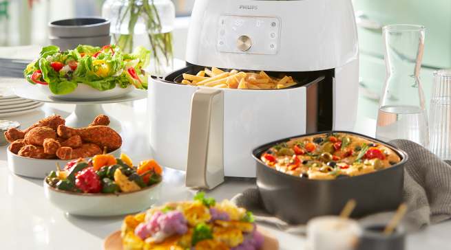 Philips Airfryer XXL mit • Fat Removal Technologie.