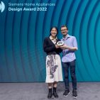 Die Gewinner des Siemens Home Appliances Design Award: Das Team der Muthesius Kunsthochschule Kiel für das Projekt „Zero Emission“.