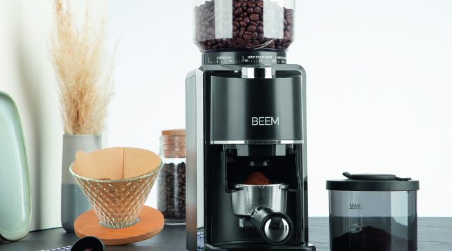 Beem Kaffeemühle Grind-Perfect mit 35 Mahlgraden.