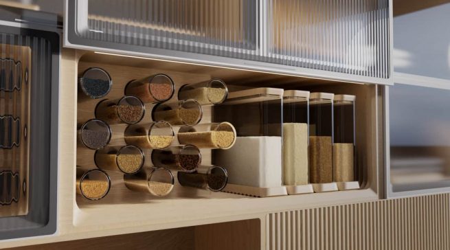 Smarte Aufbewahrungsmodule für verschiedene Getreidesorten für eine nachhaltige und eiweißreiche Ernährung.