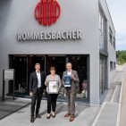 Bayerischer Mittelstandspreis für Rommelsbacher: Markus Scherer (Geschäftsführer), Sigrid Klenk (Geschäftsführerin und Inhaberin), Willi Klenk (Geschäftsführer).