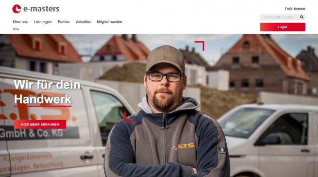Zum Markenjubiläum erscheint e-masters mit neuem Internet-Auftritt.