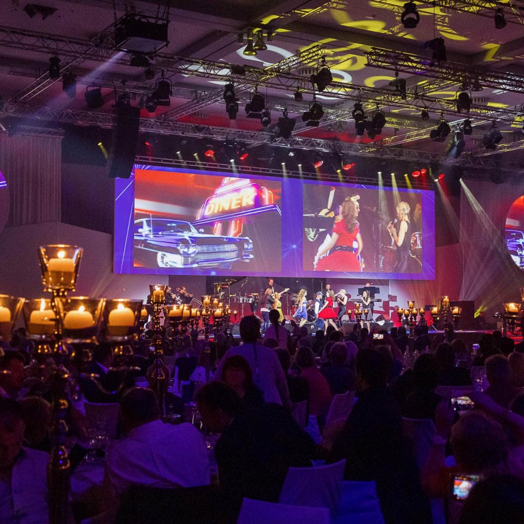 Grandioses Finale: Der telering-Gala-Abend unter dem Motto „It’s all musical“.