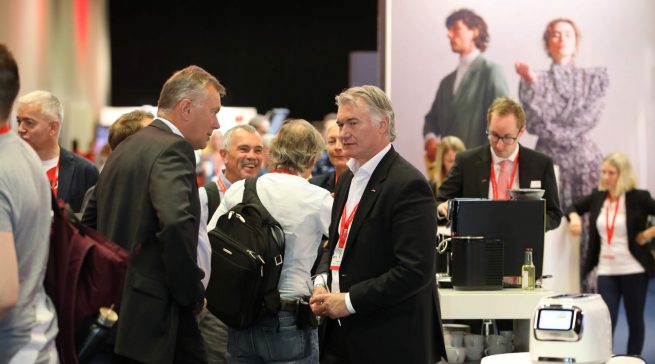 Endlich wieder live und in Farbe: Das IFA Innovations Media Briefing vergangene Woche im CityCube Berlin. Foto: Messe Berlin